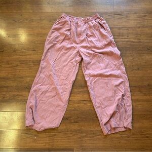 Aerie Dusty Rose Wide Leg Pants